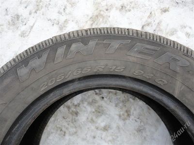 Лот: 2450099. Фото: 1. резина witer 205/65 r15 made in... Шины
