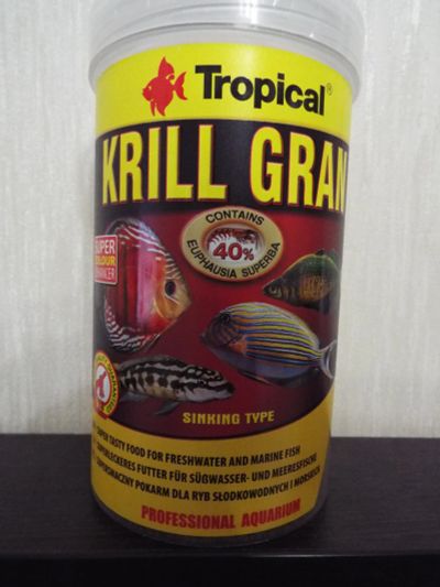 Лот: 11767876. Фото: 1. Tropical Krill Gran (540 г/1000... Корма
