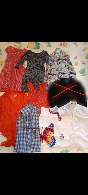 Лот: 25321847. Фото: 1. Женские вещи пакетом 42 44. Б... Другое (женская одежда)