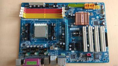 Лот: 13209340. Фото: 1. Материнская плата Gigabyte GA-M56S-S3. Материнские платы