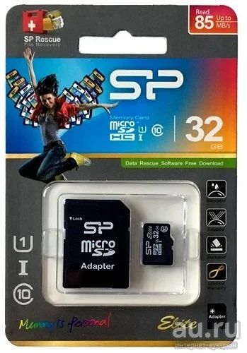 Лот: 13217745. Фото: 1. Карта памяти microSD HC 32 GB... Карты памяти