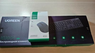 Лот: 23550315. Фото: 1. Беспроводная клавиатура + мышь... Клавиатуры для ноутбуков