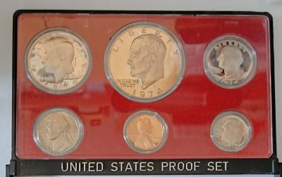 Лот: 25525921. Фото: 1. США, Годовой набор 1974 год, 6... Наборы монет
