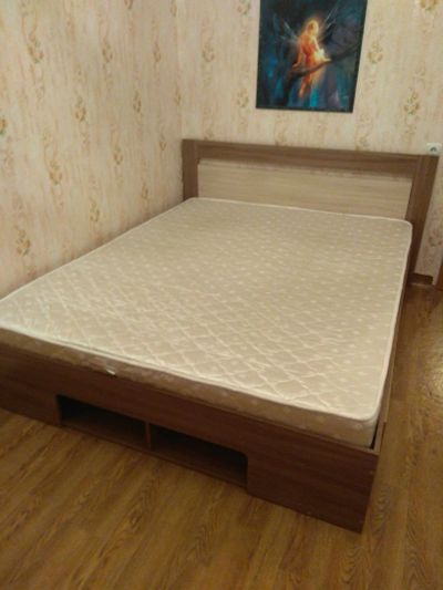 Лот: 12100537. Фото: 1. кровать с матрасом. Кровати