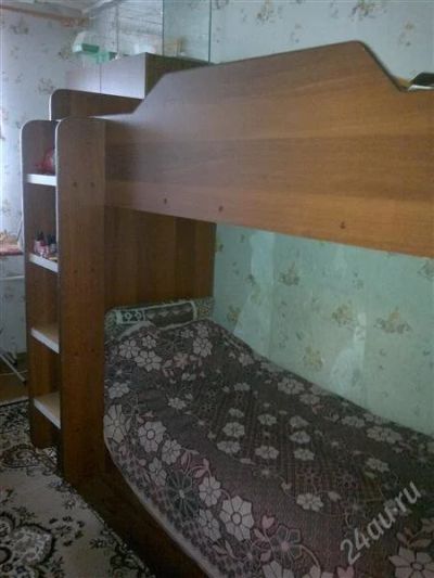 Лот: 1700821. Фото: 1. Двуспальная кровать. Детские кровати и кроватки