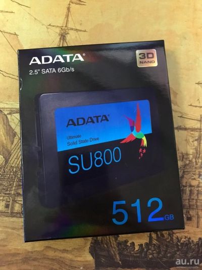 Лот: 14411290. Фото: 1. A-Data SSD SU800 512GB Новый... SSD-накопители