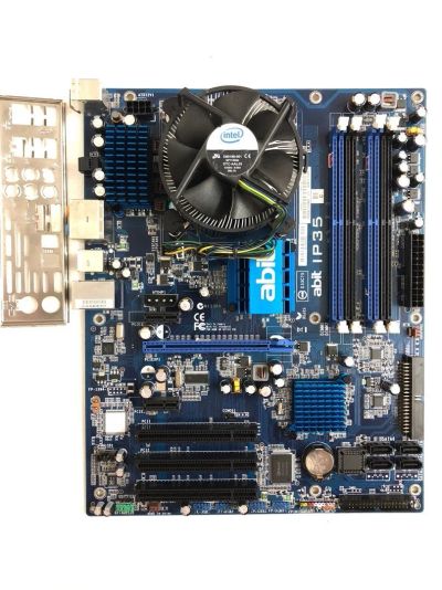 Лот: 11819928. Фото: 1. Добротная плата под LGA 775: ABIT... Материнские платы