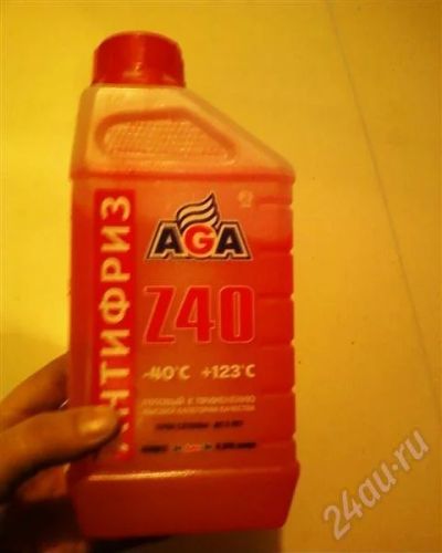 Лот: 532870. Фото: 1. антифриз AGA (Красный) 1 литр. Расходные материалы