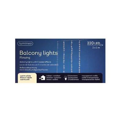 Лот: 16931586. Фото: 1. Гирлянда 2м LED balcony curtain... Гирлянды, шарики, новогодние аксессуары