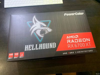 Лот: 18550575. Фото: 1. 12GB RX 6700XT PowerColor Hellhound... Видеокарты
