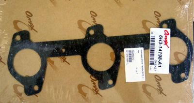 Лот: 21365879. Фото: 1. Прокладка впуска YAMAHA 60F 6H3-14198-A1... Запчасти для лодок, катеров, лодочных моторов