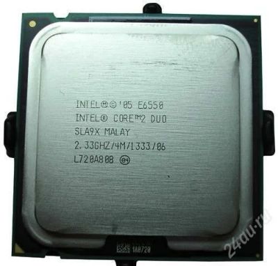 Лот: 1702124. Фото: 1. Intel Core 2 Duo E6550 Conroe... Процессоры