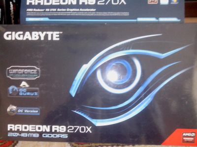 Лот: 4179858. Фото: 1. Видеокарта Gigabyte Radeon R9... Видеокарты