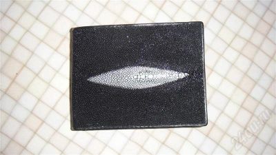 Лот: 651658. Фото: 1. Бумажник из кожи ската. Бумажники, кошельки, портмоне