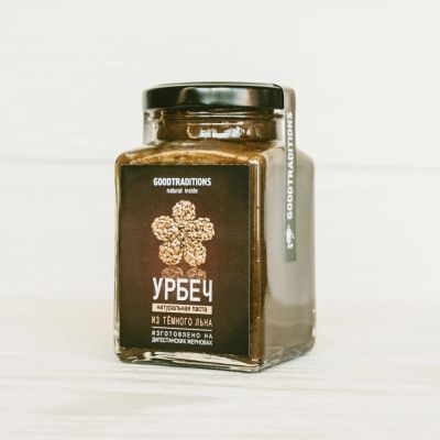 Лот: 15467711. Фото: 1. Урбеч из тёмного льна, 230 г. Диетическое питание