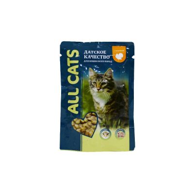 Лот: 10398965. Фото: 1. Корм All Cats Для Кошек Индейка... Корма