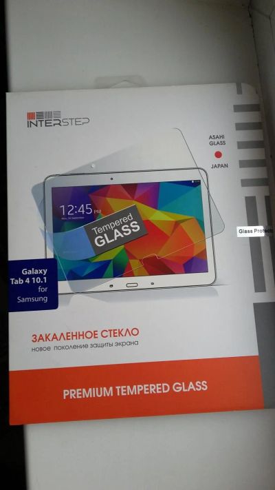 Лот: 7118744. Фото: 1. стекло на galaxy tab 4 10.1. Защитные экраны, плёнки