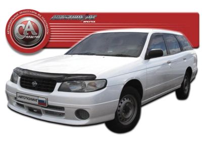 Лот: 4831259. Фото: 1. Дефлектор капота (черный) Nissan... Детали тюнинга