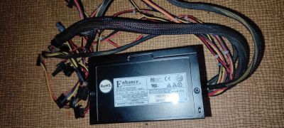 Лот: 24932267. Фото: 1. Enhance 500w (6xsata, 2xpci-e... Корпуса, блоки питания