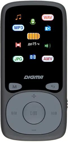 Лот: 25339802. Фото: 1. MP3-плеер Digma B4 Black. Плееры