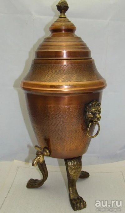 Лот: 17685066. Фото: 1. Mecap бульотка самовар медный... Предметы интерьера и быта