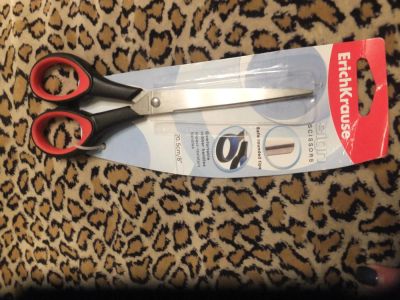 Лот: 4919739. Фото: 1. Ножницы 20,5см, Erich Krause. Другое (канцелярские и офисные товары)