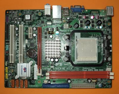 Лот: 9123779. Фото: 1. ESC A780LM-M2 V:1.0. Материнские платы