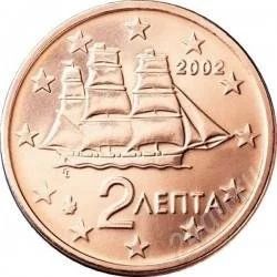 Лот: 1996135. Фото: 1. Греция 2 евроцента. Блеск. Европа