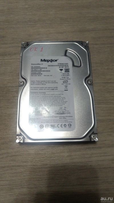 Лот: 13412696. Фото: 1. HDD 80gb 7200 Sata ( Без Бэдов... Жёсткие диски (HDD)