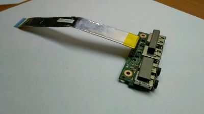 Лот: 11959936. Фото: 1. Плата USB + аудио для ноутбука... Платы расширения, контроллеры, доп. порты