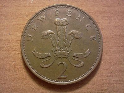 Лот: 6320061. Фото: 1. 2 пенса великобритания. Великобритания и острова