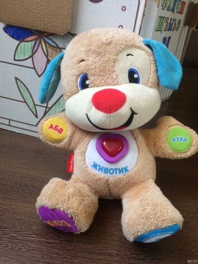 Лот: 13821069. Фото: 1. Говорящий щенок fisher price Удалить... Электронные