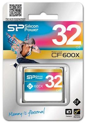 Лот: 3113020. Фото: 1. Compact Flash 32GB Silicon Power... Карты памяти
