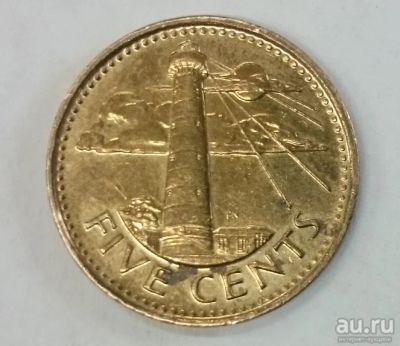Лот: 17279393. Фото: 1. Монета Барбадос 5 центов 2012г. Европа
