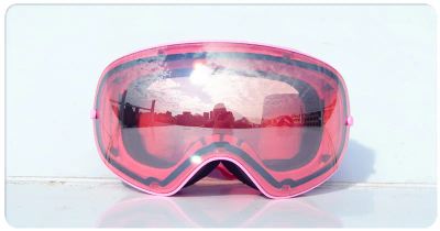 Лот: 21084872. Фото: 1. Маска горнолыжная HX25 Pink Pink. Маски, очки