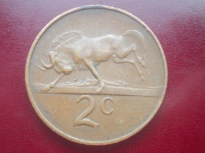 Лот: 11524333. Фото: 1. Южная Африка 2 цента 1965 год. Африка