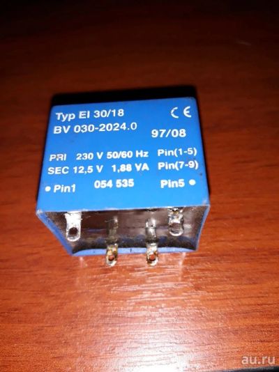 Лот: 13238697. Фото: 1. Трансформатор typ EI 30/18 BV... Трансформаторы, катушки