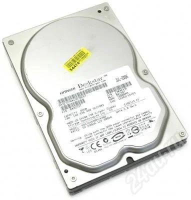 Лот: 321160. Фото: 1. Винчестер HITACHI DeskStar 80Gb... Жёсткие диски (HDD)
