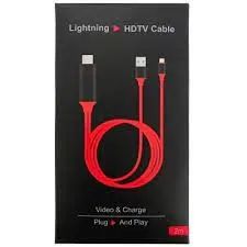 Лот: 22144191. Фото: 1. КАБЕЛЬ Lighting -> HDTV CABLE... Зарядные устройства, блоки питания, адаптеры сетевые для смартфонов