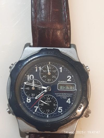 Лот: 25124732. Фото: 1. Часы хронограф casio MWA-10. Оригинальные наручные часы