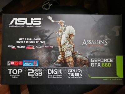 Лот: 16687303. Фото: 1. Asus GTX Nvidia GeForse 660 2... Видеокарты