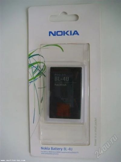 Лот: 1383702. Фото: 1. Аккумулятор Nokia BL-4U для 3120... Аккумуляторы