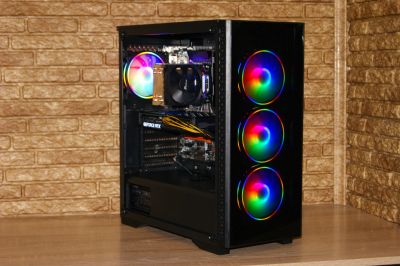 Лот: 21327093. Фото: 1. Мощный игровой ПК [12 ядер (i7-10700... Компьютеры в сборе