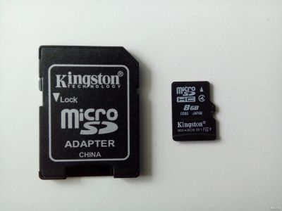 Лот: 13309793. Фото: 1. Micro SD 8Gb Kingston. Карты памяти