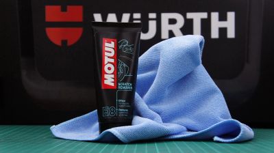Лот: 12699840. Фото: 1. Полироль MOTUL E8 Scratch remover... Средства по уходу