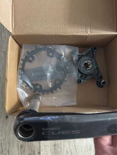 Лот: 25728463. Фото: 1. Шатуны велосипедные shimano... Запчасти