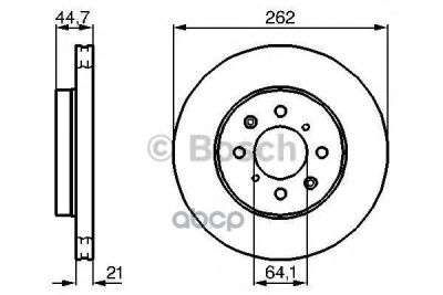Лот: 14078512. Фото: 1. Диск тормозной Bosch арт. 0986478174. Другое (автозапчасти)