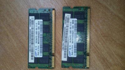 Лот: 6494315. Фото: 1. 2 шт. 2Gb 2Rx8 PC2-5300S-555-12-E3... Оперативная память