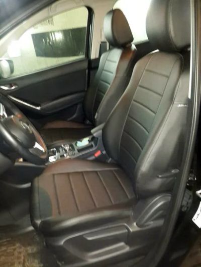Лот: 10694442. Фото: 1. Mazda CX-5 авточехлы из эко-кожи... Чехлы, коврики, оплетки руля