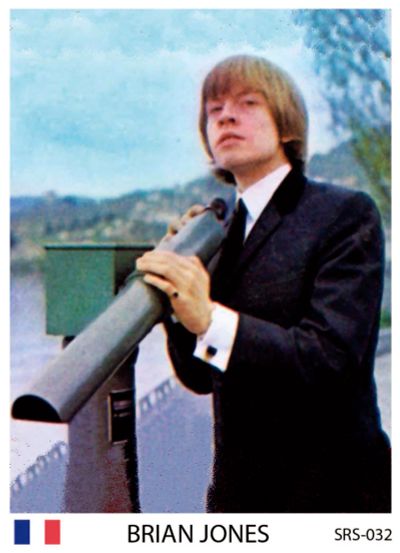 Лот: 10615259. Фото: 1. Rolling Stones Brian Jones коллекционная... Наклейки, фантики, вкладыши